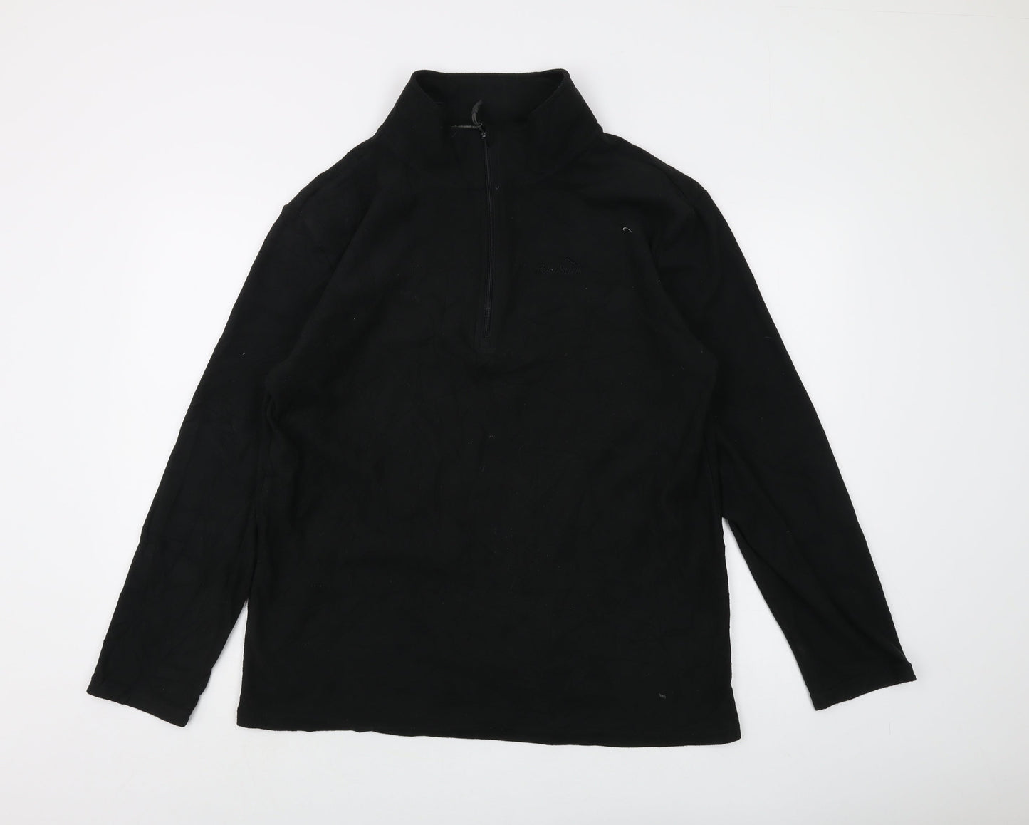 Mens UK Size M Peter Storm Black 1/2 Zip Sweatshirt