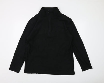 Mens UK Size M Peter Storm Black 1/2 Zip Sweatshirt