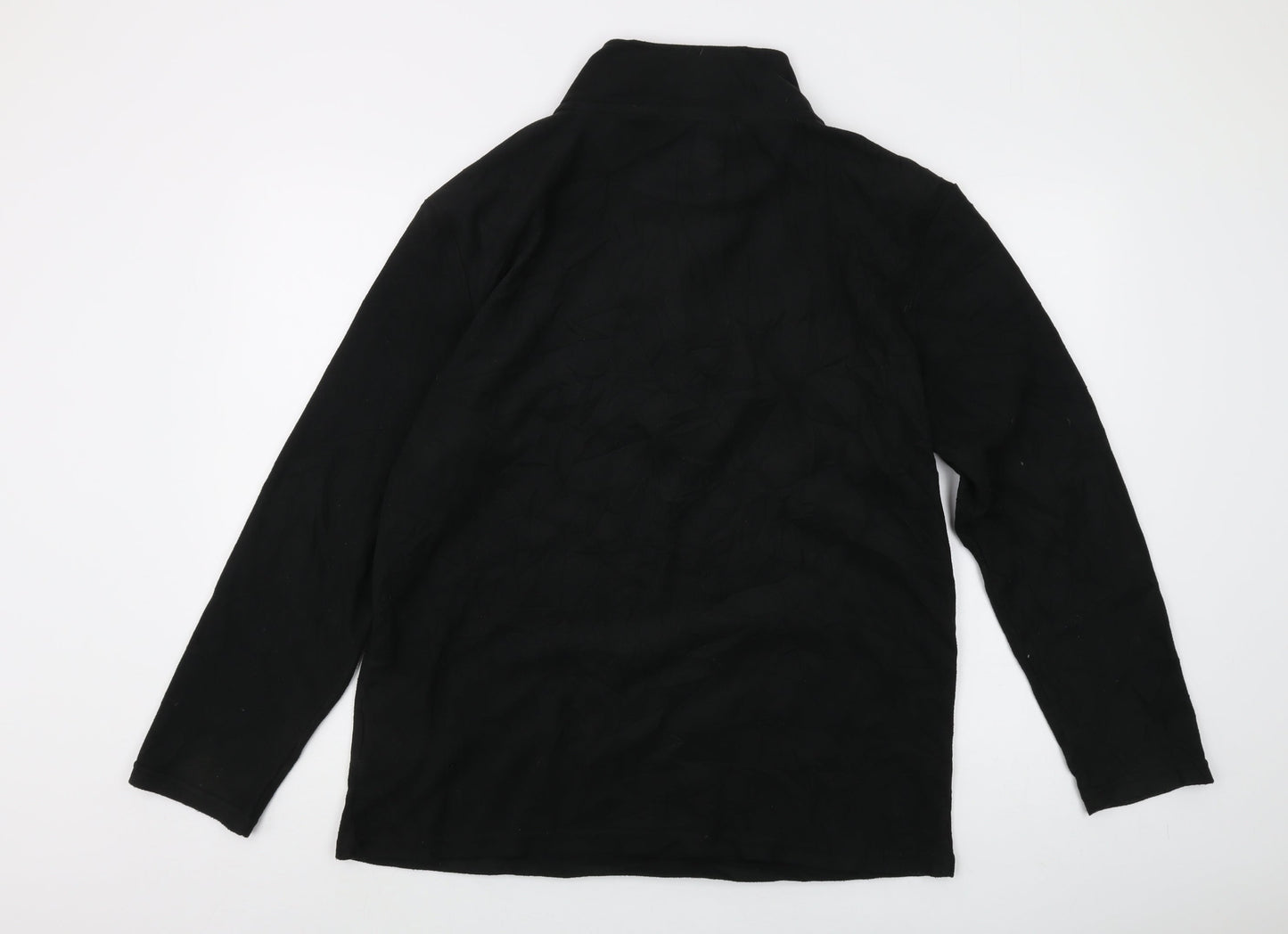 Mens UK Size M Peter Storm Black 1/2 Zip Sweatshirt