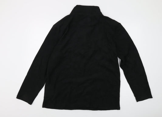 Mens UK Size M Peter Storm Black 1/2 Zip Sweatshirt