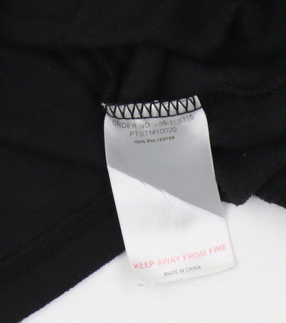 Mens UK Size M Peter Storm Black 1/2 Zip Sweatshirt