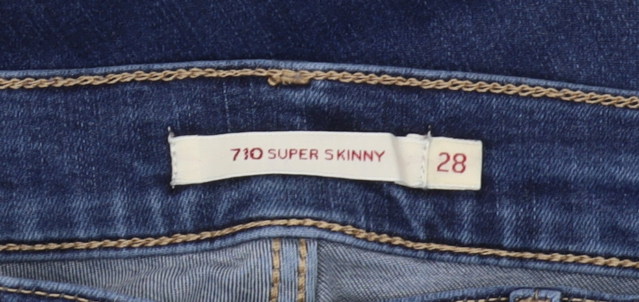 Levi's Womens Blue Skinny Jeans Size 8