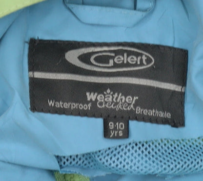 Gelert Unisex Kids Green Parka Light Hooded Jacket 9-10 Years