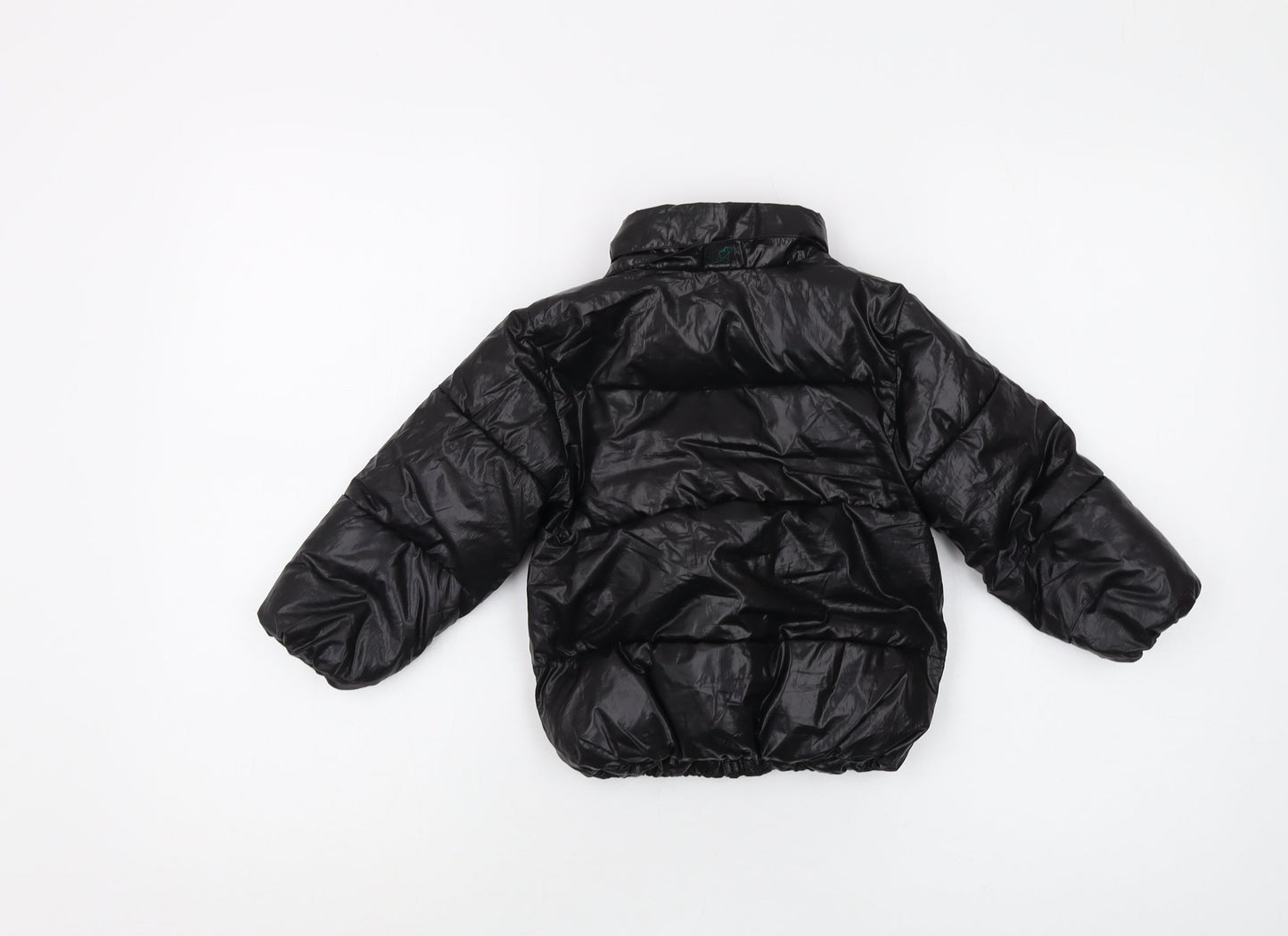 H&M Girls Black Puffer Jacket, 2 Years, Winter Coat