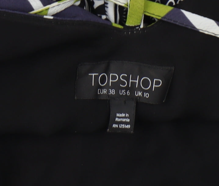 Topshop Women's Multicoloured Size 10 Jumpsuit