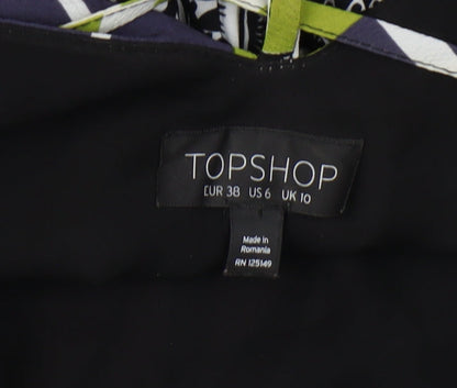 Topshop Women's Multicoloured Size 10 Jumpsuit