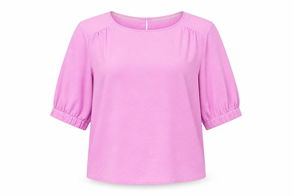Womens UK Size S Esprit Pink Basic Blouse