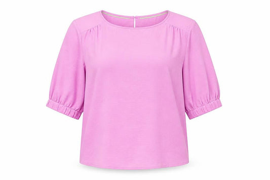 Womens UK Size S Esprit Pink Basic Blouse