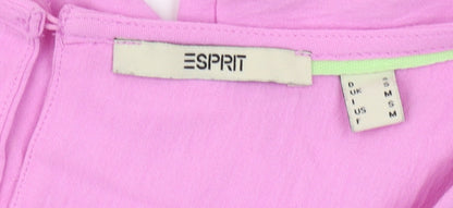 Womens UK Size S Esprit Pink Basic Blouse