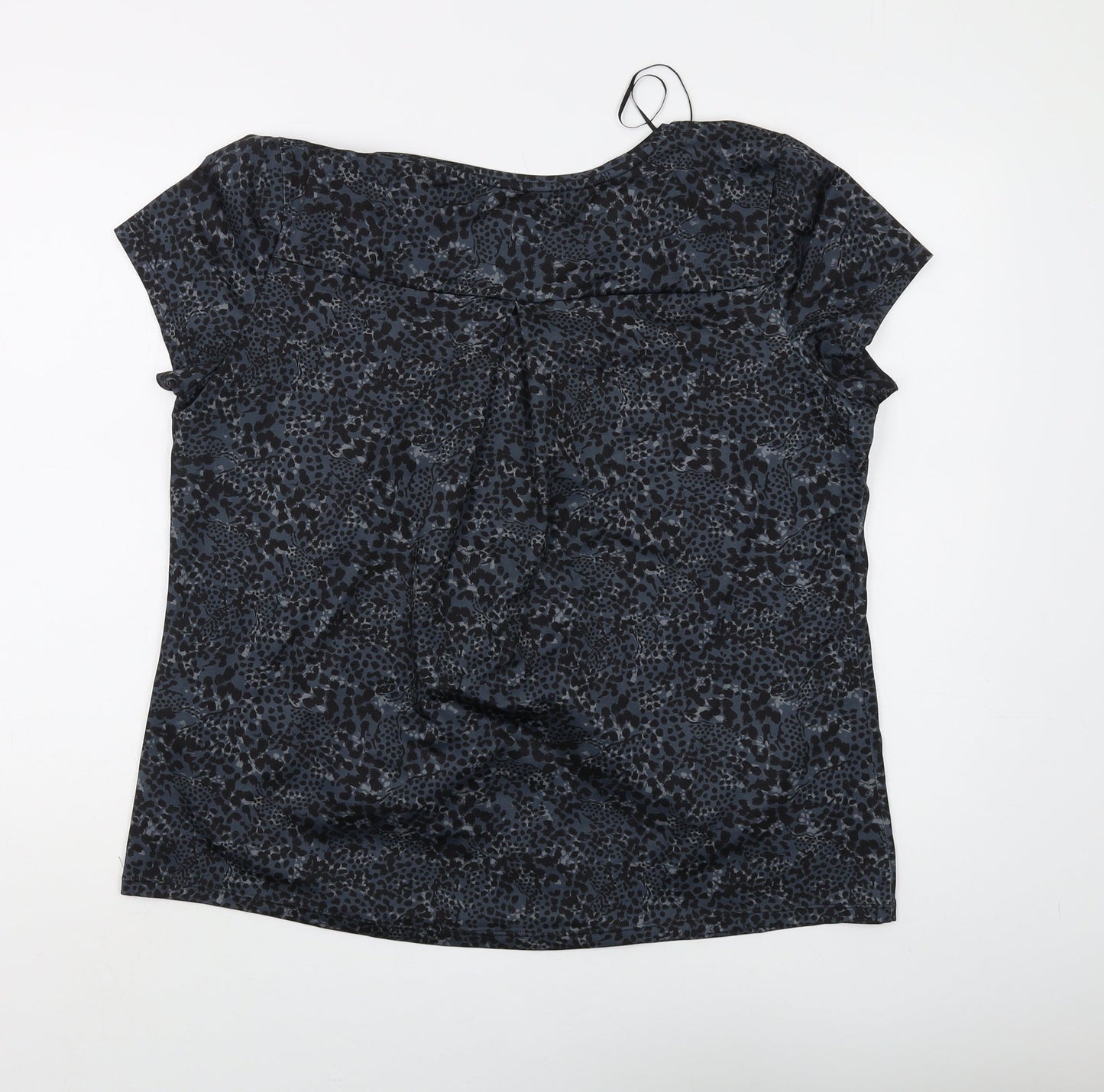 Marks and Spencer Women's Grey Animal Print T-Shirt Size 18