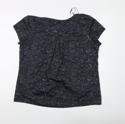 Marks and Spencer Women's Grey Animal Print T-Shirt Size 18