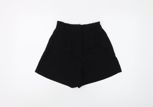 H&M Women's Black Mid-Rise Shorts, Size 6