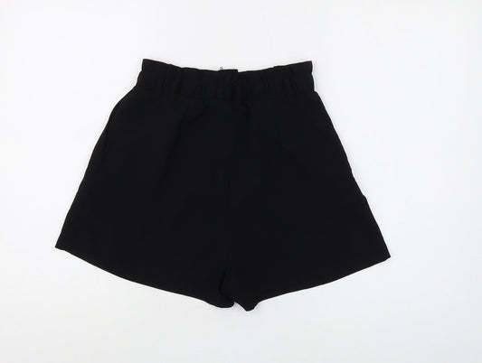 H&M Women's Black Mid-Rise Shorts, Size 6