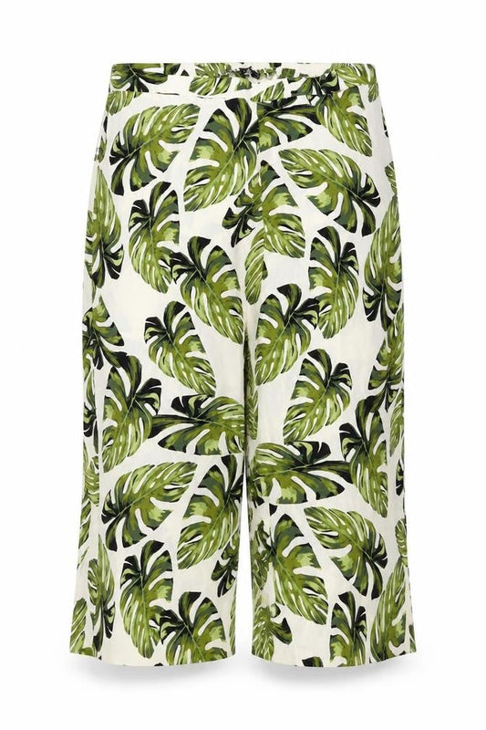 Womens UK Size 28 Boohoo Relaxed Fit Cropped Multicoloured Trousers