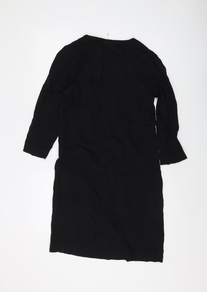 Damsel in a Dress Women's Black Sheath Dress, Size 8, Viscose