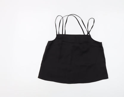 Womens UK Size 8 H&M Black Camisole Tank