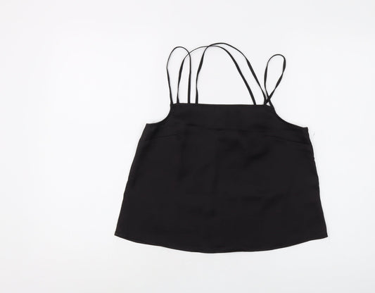 Womens UK Size 8 H&M Black Camisole Tank