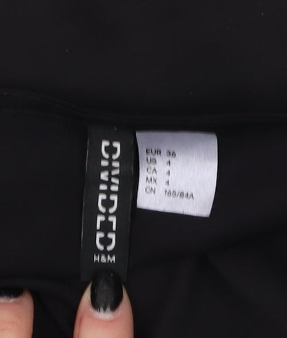 Womens UK Size 8 H&M Black Camisole Tank