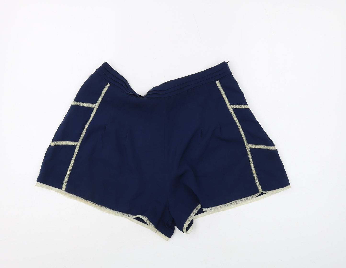 Topshop Women's Blue Shorts UK 12