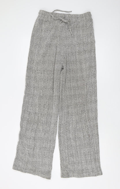 Womens UK Size 8 Zara Regular Fit Casual Grey Trousers