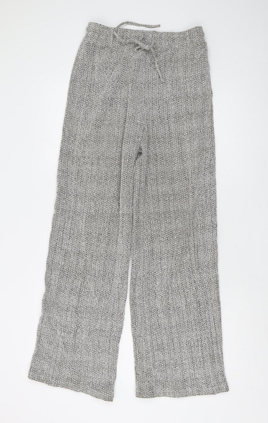 Womens UK Size 8 Zara Regular Fit Casual Grey Trousers