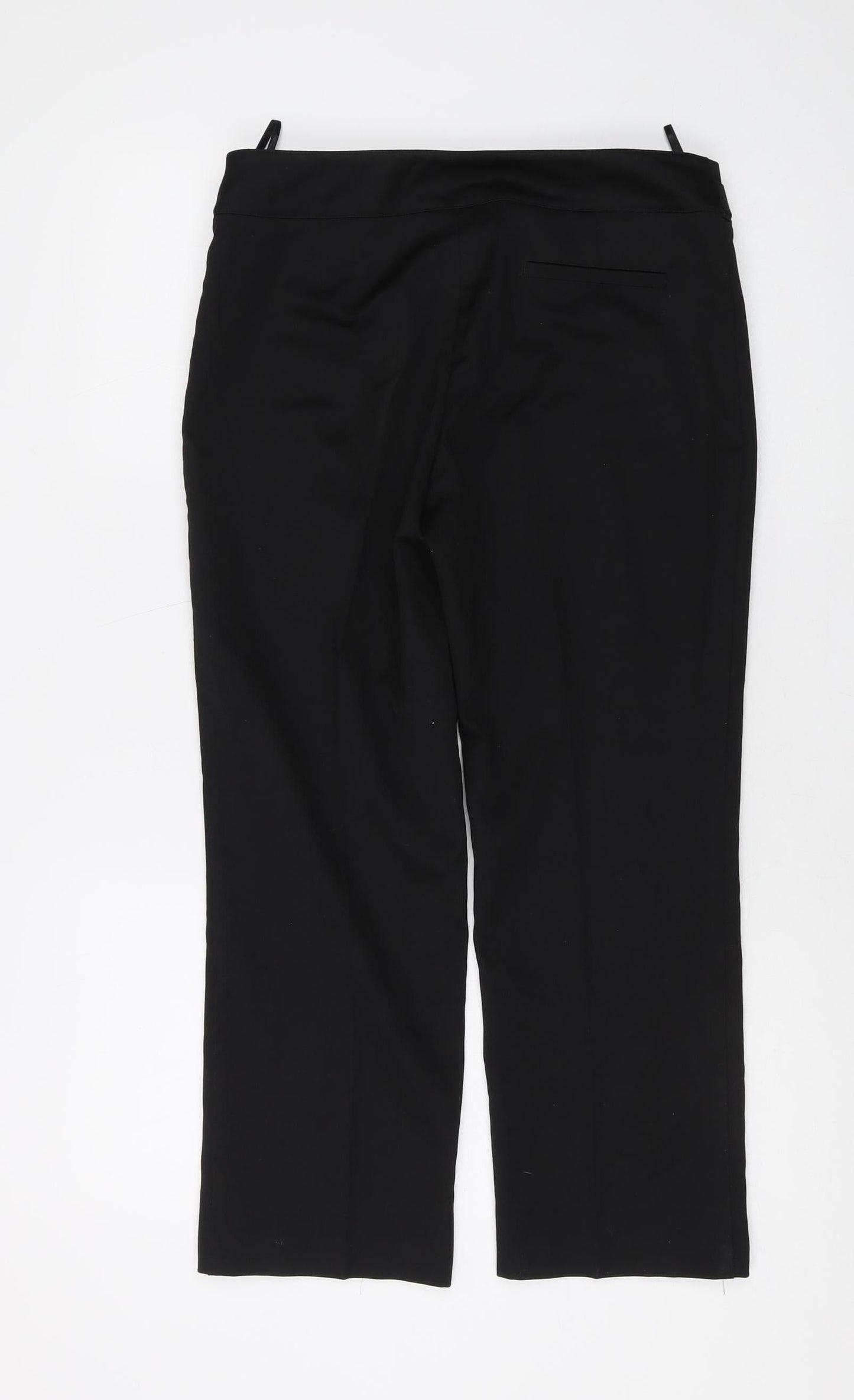 Womens UK Size 10 NEXT Regular Fit Dress Pants Black Trousers