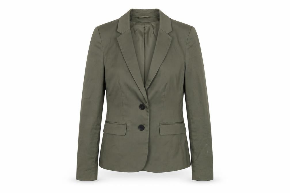 Womens UK Size 10 H&M Regular Green Suit Jacket