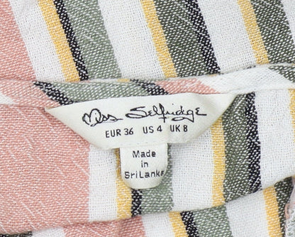 Miss Selfridge Women's Striped Camisole Blouse Size 8