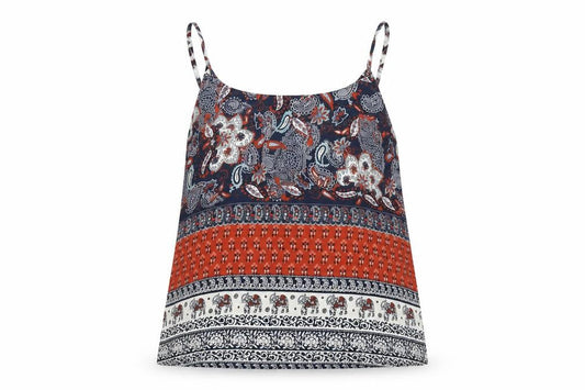 Womens UK Size 8 New Look Multicoloured Camisole Tank