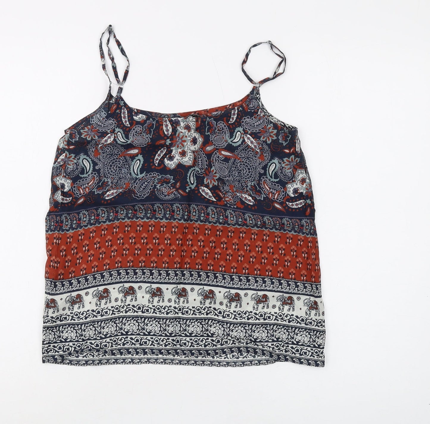 Womens UK Size 8 New Look Multicoloured Camisole Tank