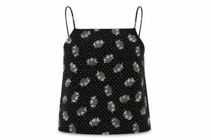 Womens UK Size 8 Topshop Black Camisole Camisole