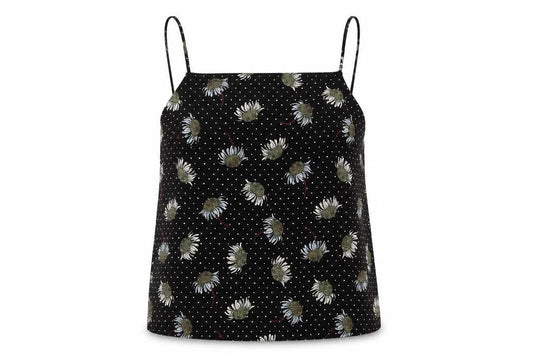 Womens UK Size 8 Topshop Black Camisole Camisole