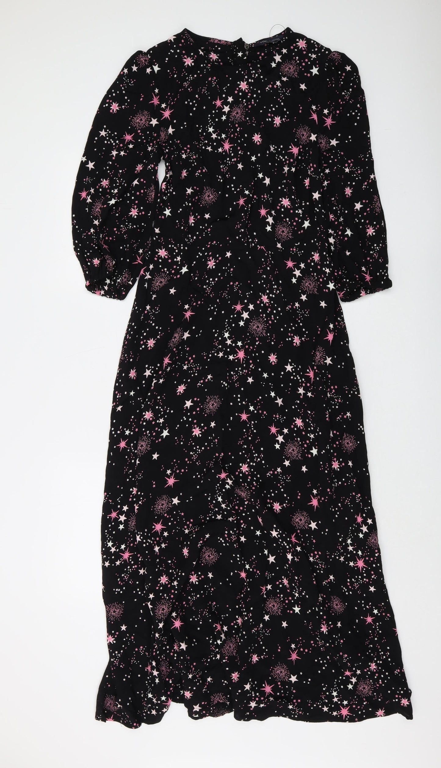 Marks and Spencer Womens Black Long Sleeve Maxi Dress