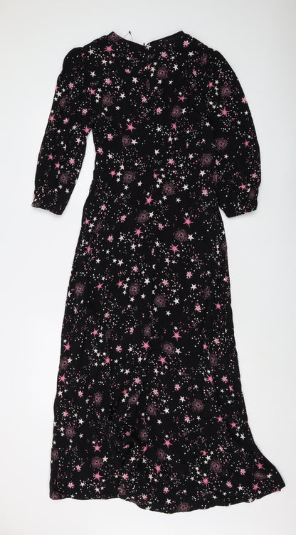 Marks and Spencer Womens Black Long Sleeve Maxi Dress