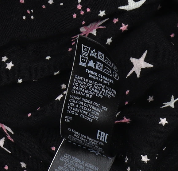 Marks and Spencer Womens Black Long Sleeve Maxi Dress