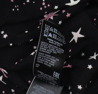 Marks and Spencer Womens Black Long Sleeve Maxi Dress