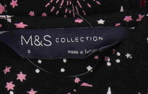 Marks and Spencer Womens Black Long Sleeve Maxi Dress