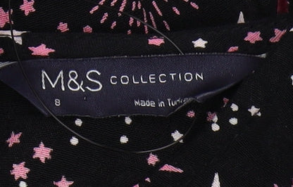 Marks and Spencer Womens Black Long Sleeve Maxi Dress