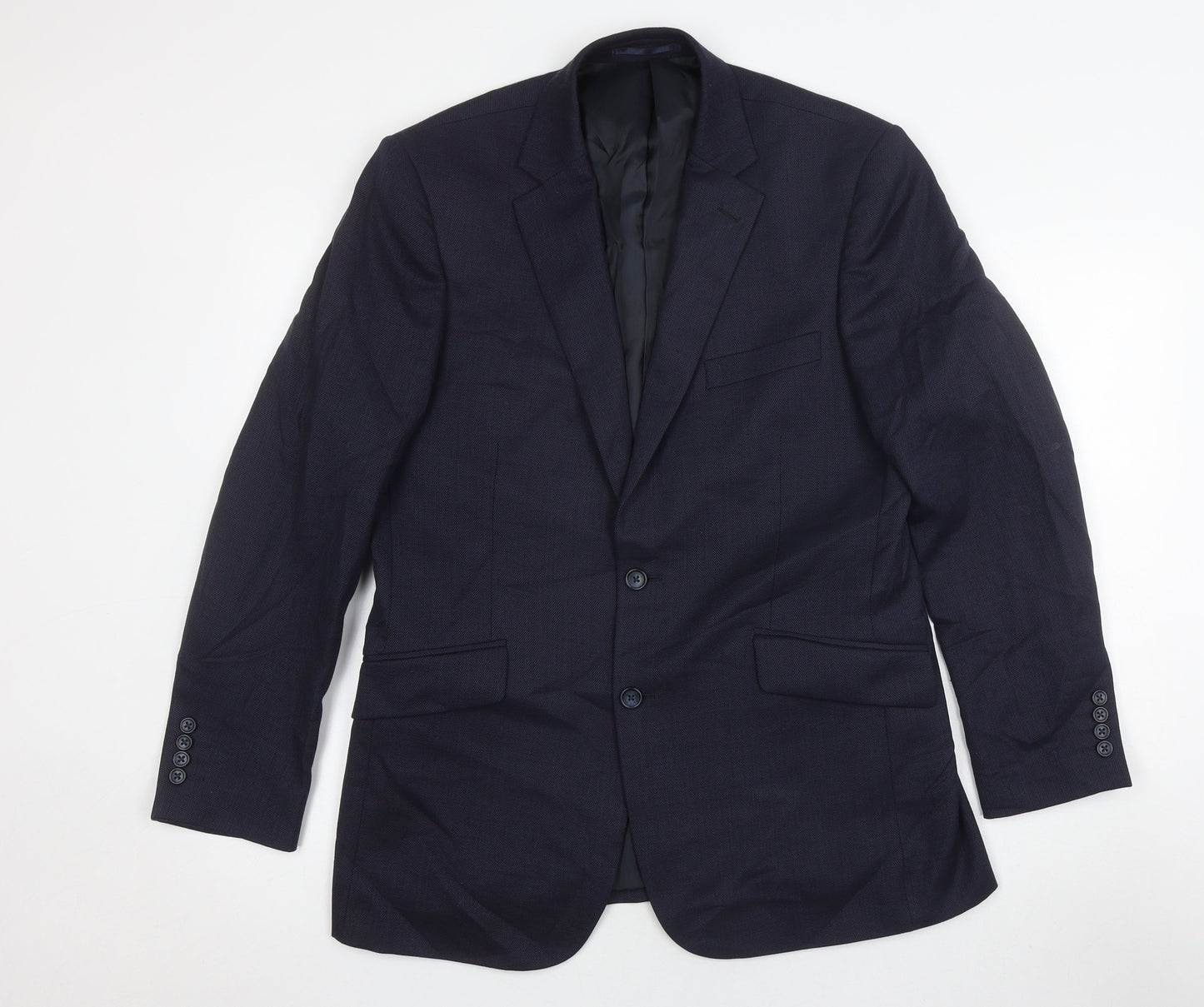 Mens UK Size 38 Brook Taverner Regular Black Suit Jacket