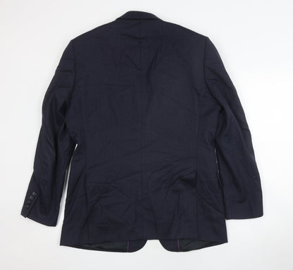 Mens UK Size 38 Brook Taverner Regular Black Suit Jacket