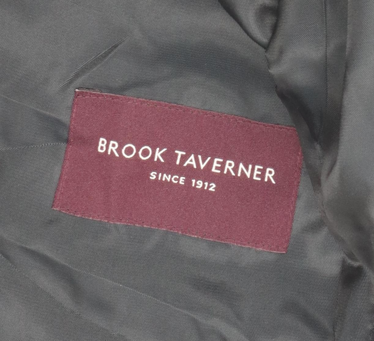 Mens UK Size 38 Brook Taverner Regular Black Suit Jacket