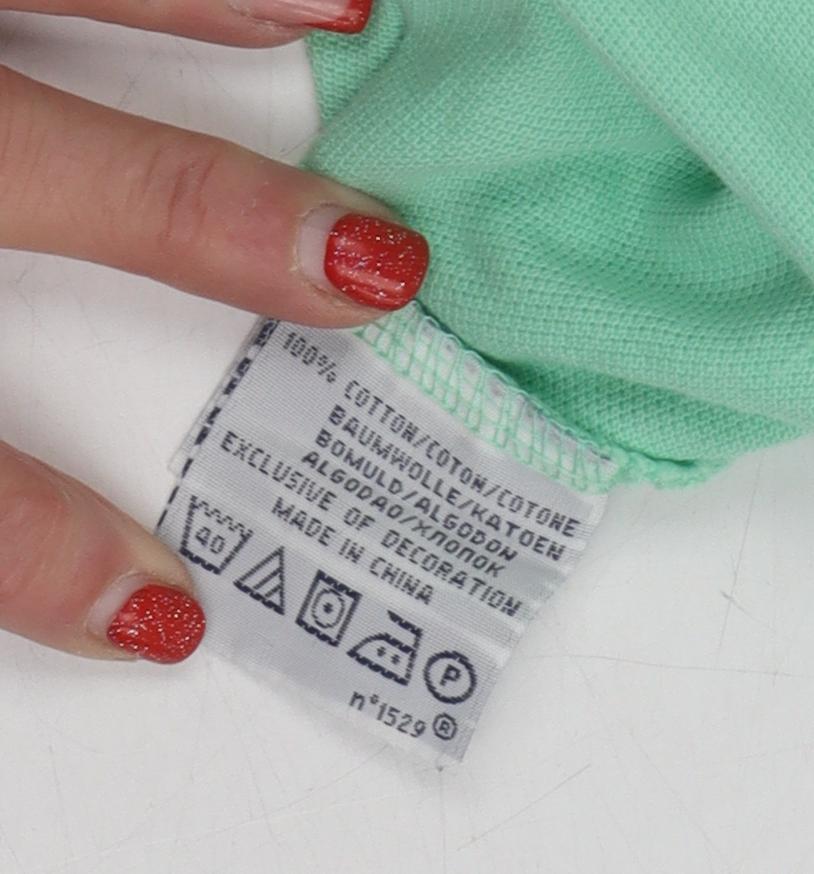 Ralph Lauren Men's Green Polo, Size L, Short Sleeve