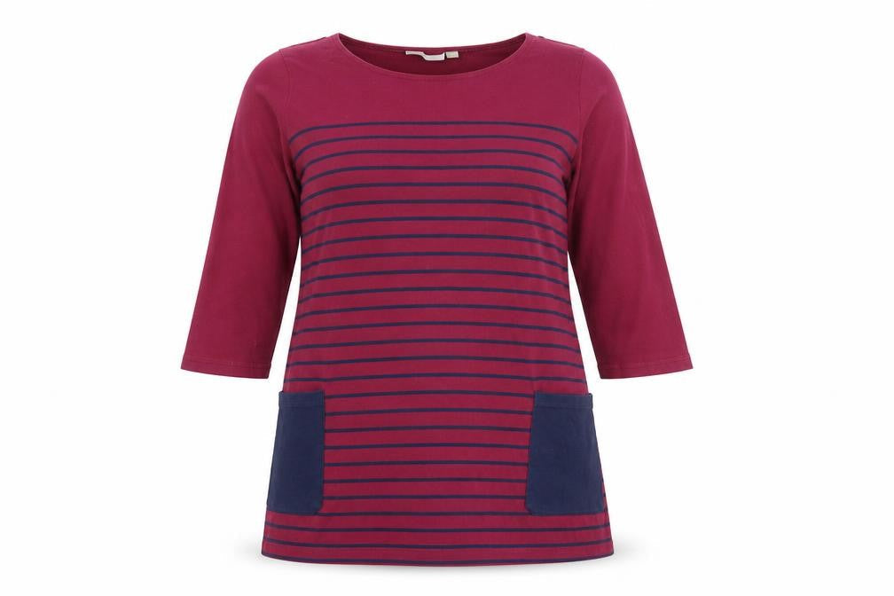 Womens UK Size 12 JoJo Maman Bébé Red Basic T-Shirt