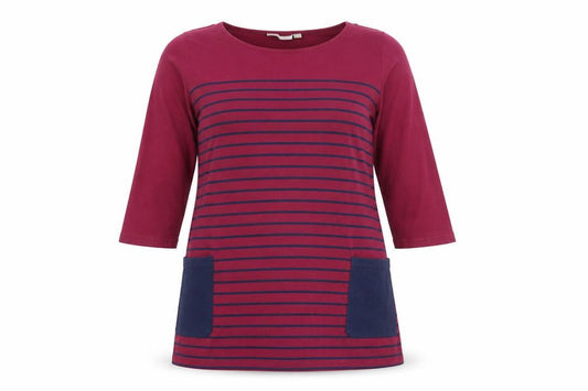 Womens UK Size 12 JoJo Maman Bébé Red Basic T-Shirt