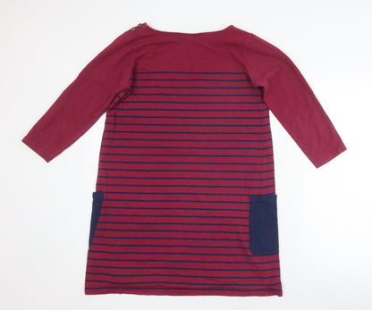 Womens UK Size 12 JoJo Maman Bébé Red Basic T-Shirt