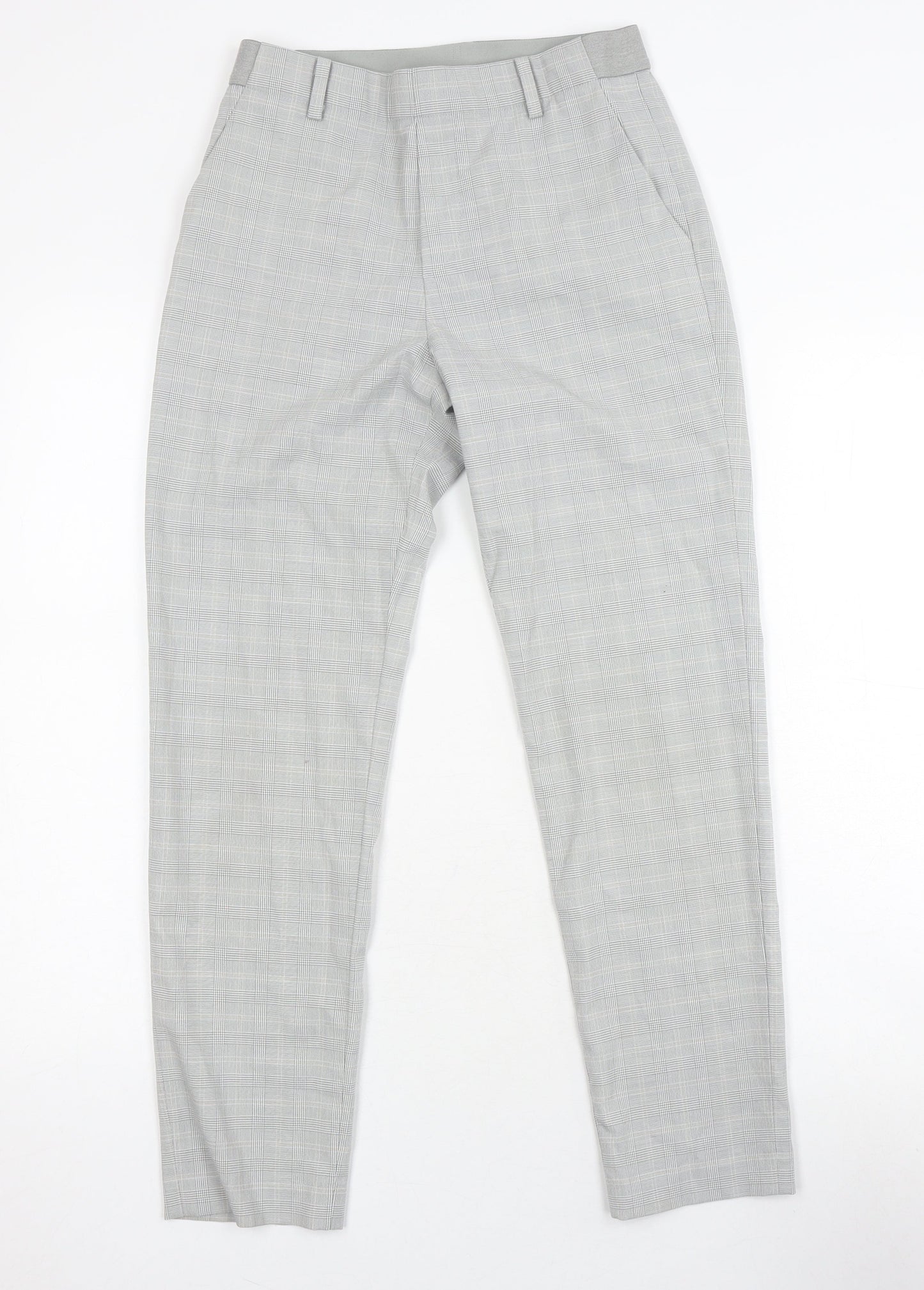 Womens UK Size S Uniqlo  Dress Pants Grey Trousers