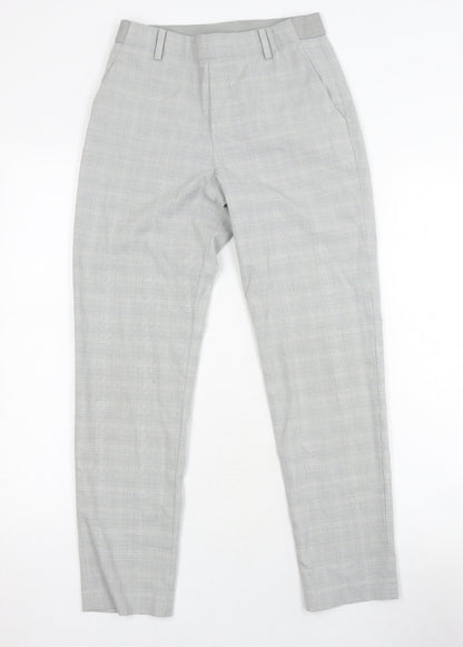 Womens UK Size S Uniqlo  Dress Pants Grey Trousers