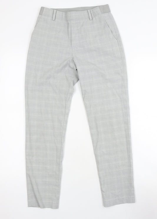 Womens UK Size S Uniqlo  Dress Pants Grey Trousers