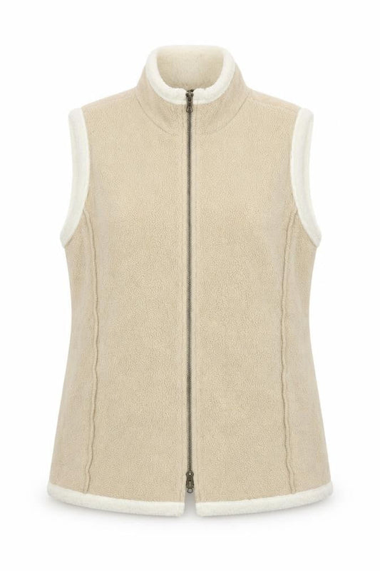 Bisquit Essentials Women's Beige Waistcoat Size 14
