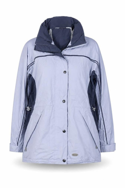 Outdoorscene Women's Blue Waterproof Rain Coat, Size 10-12